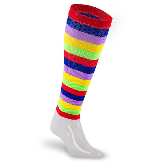 Calf Sleeves, Multicolor Stripe
