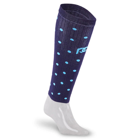 Calf Sleeves, Navy Dots - ProCompression