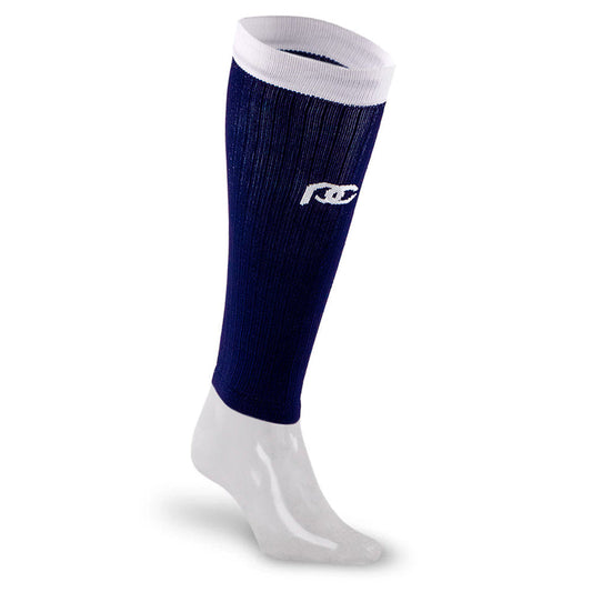 Calf Sleeves, Navy over White - ProCompression