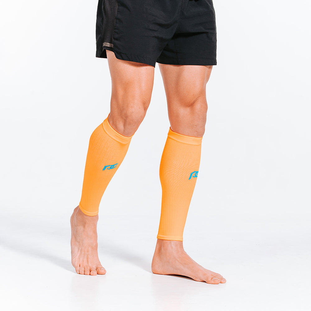 Calf Sleeves, Neon Orange - ProCompression - The Track and Field Store