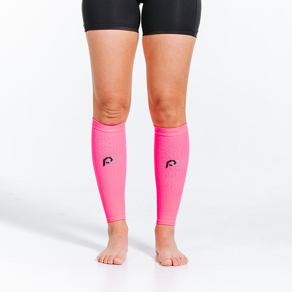 Calf Sleeves, Neon Pink - ProCompression - The Track and Field Store