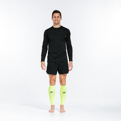 Calf Sleeves, Neon Yellow - ProCompression - The Track and Field Store