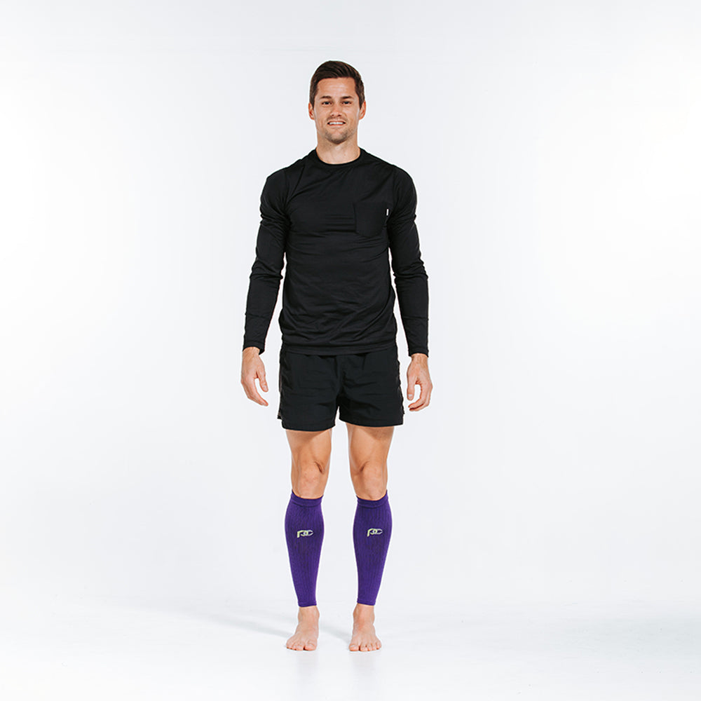 Calf Sleeves, Purple - ProCompression - The Track and Field Store