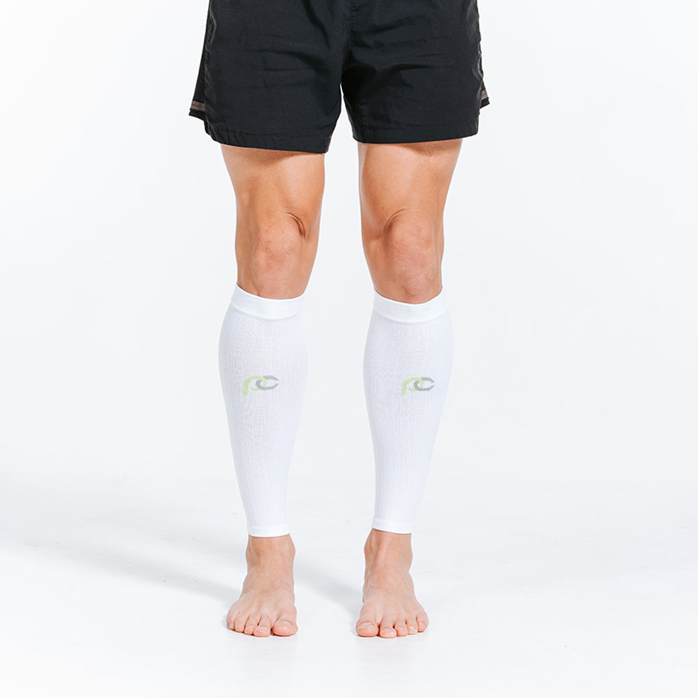 Calf Sleeves, White - ProCompression - The Track and Field Store