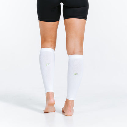 Calf Sleeves, White - ProCompression - The Track and Field Store