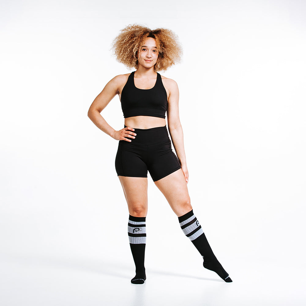 Marathon, Black Classic Stripe - ProCompression - The Track and Field Store