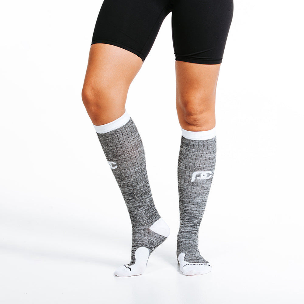 Marathon, Heather Slate - ProCompression - The Track and Field Store