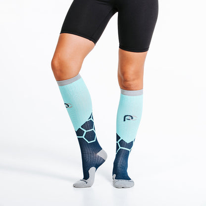 Marathon, Navy and Mint Boom - ProCompression - The Track and Field Store