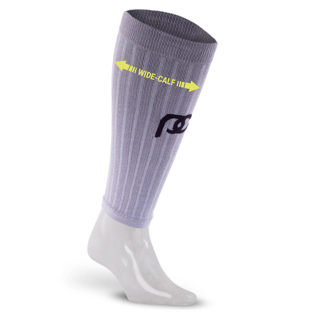 Calf Sleeves, Heather Grey (Wide-Calf) - ProCompression - The Track and Field Store