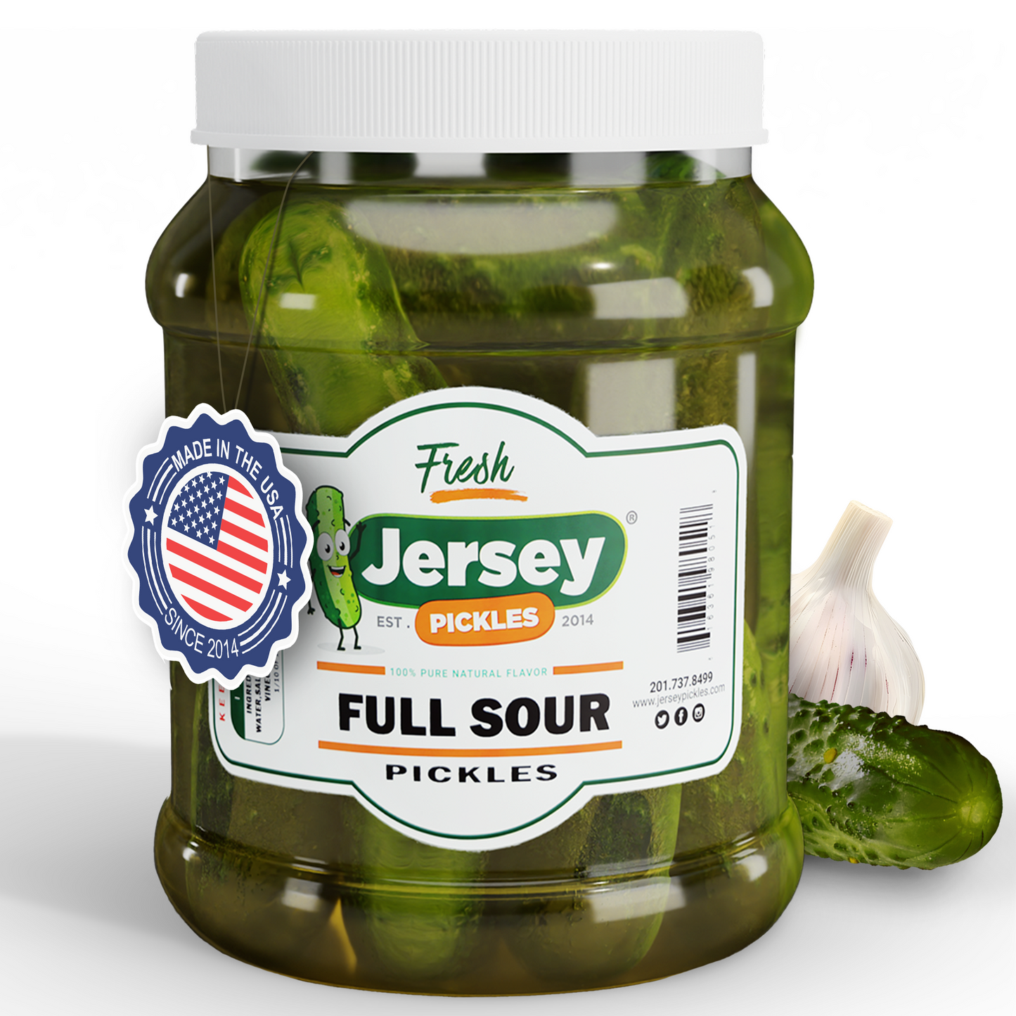 Whole Full Sour Pickles