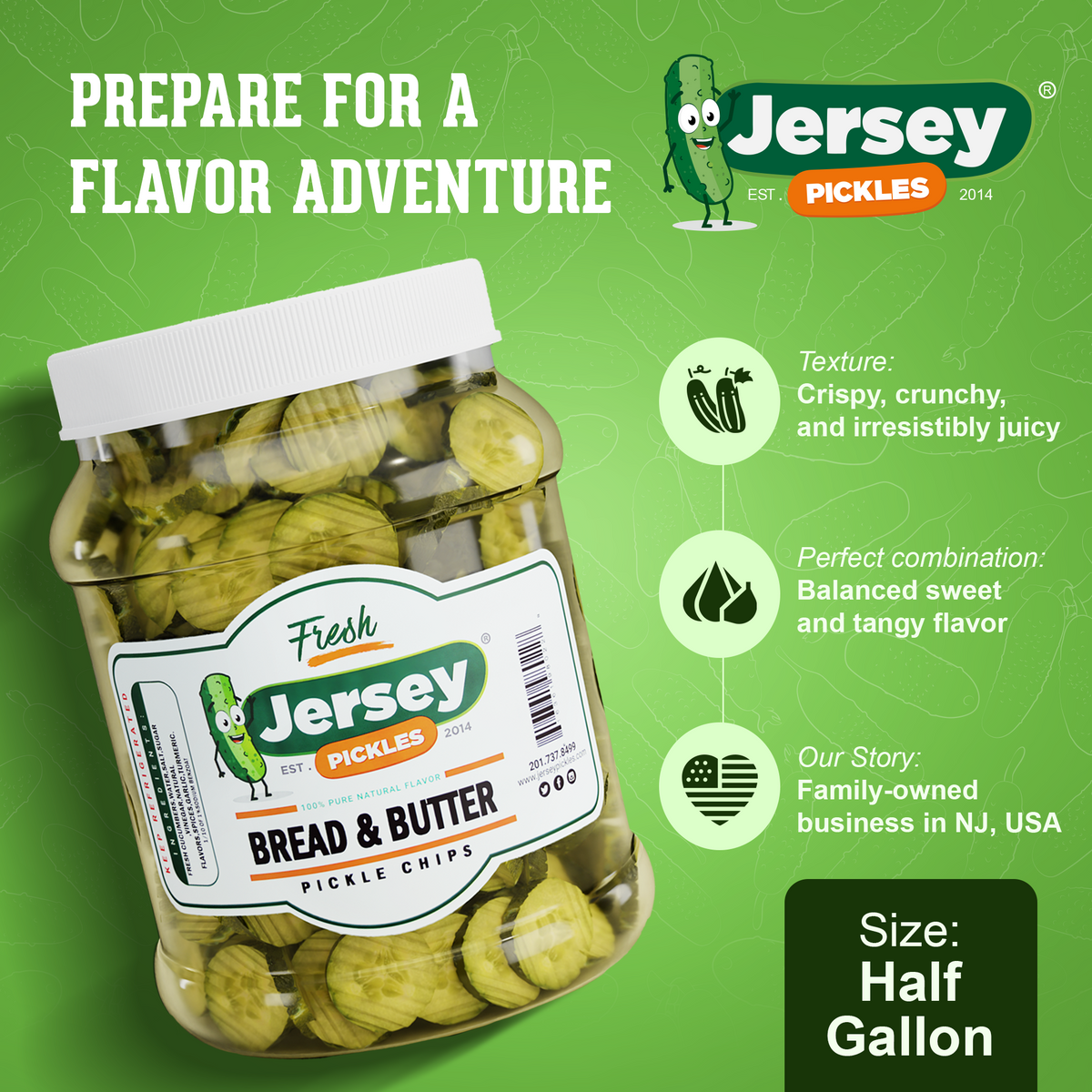 Sweet Bread & Butter Pickle Chips
