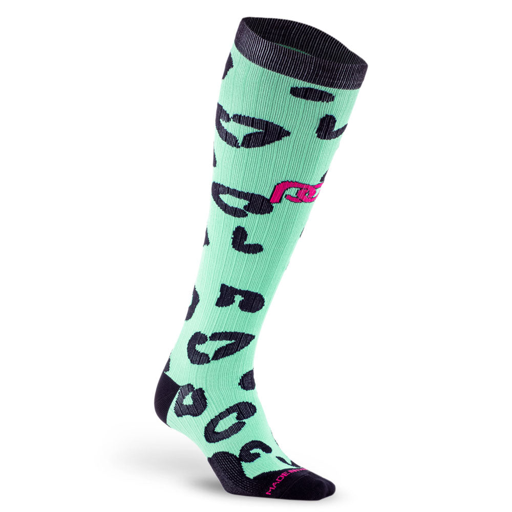 Marathon, Mint Cheetah - ProCompression - The Track and Field Store