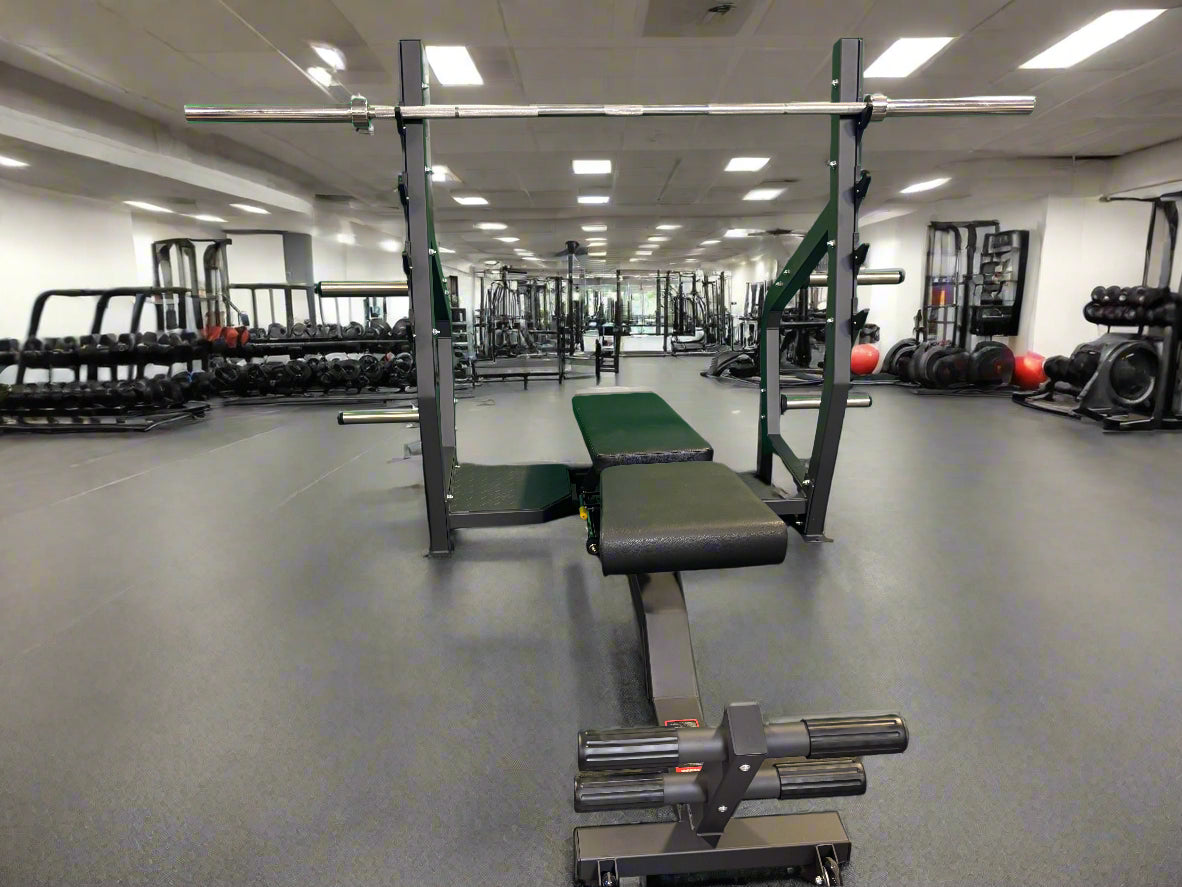Fully Adjustable Olympic Bench Press, Full Incline & Decline (New)