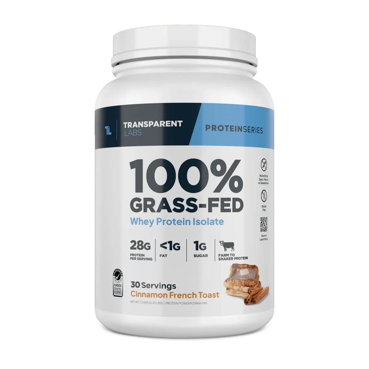 Transparent Labs 100% Grass Fed Whey Isolate (30 Ser)