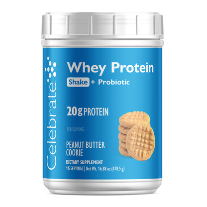 Celebrate® Whey Protein Shake + Probiotic