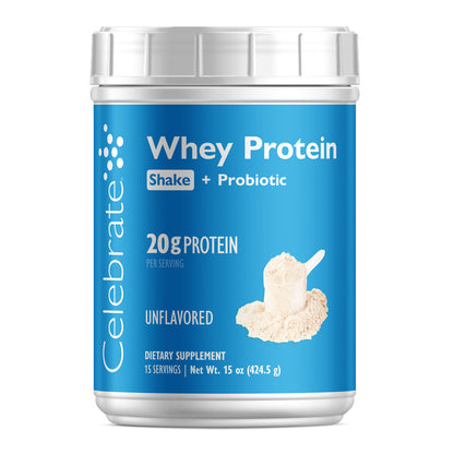 Celebrate® Whey Protein Shake + Probiotic