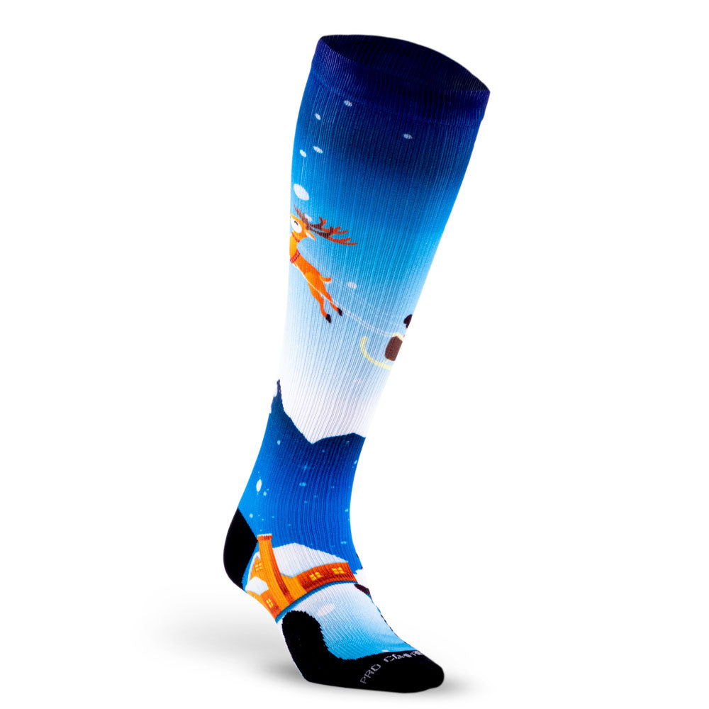 Marathon Printed, Santa's Sleigh - ProCompression - The Track and Field Store