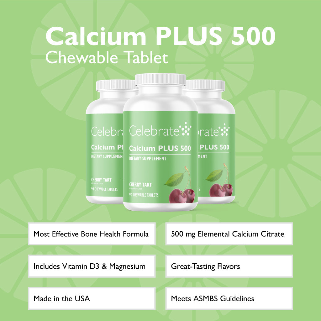 Calcium PLUS 500 Chewable - Celebrate Vitamins Celebrate Vitamins