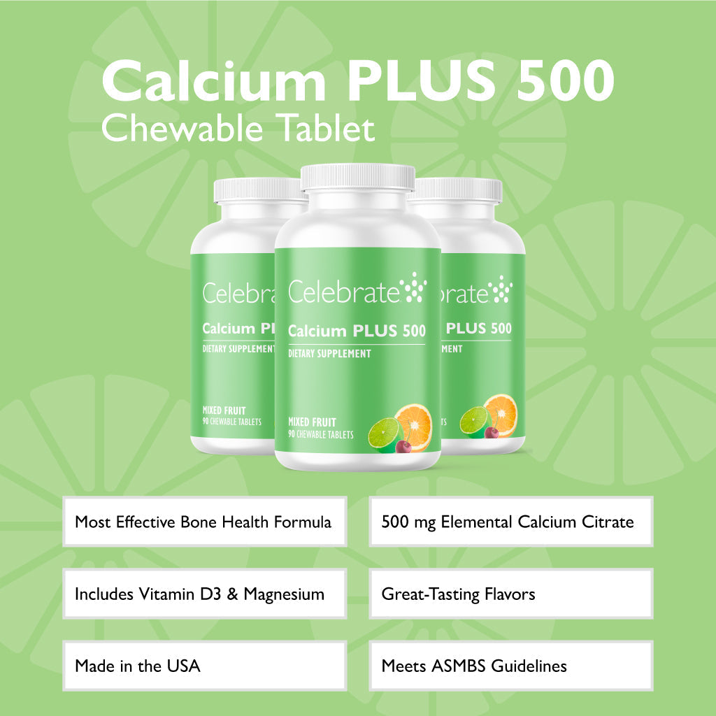 Calcium PLUS 500 Chewable - Celebrate Vitamins Celebrate Vitamins