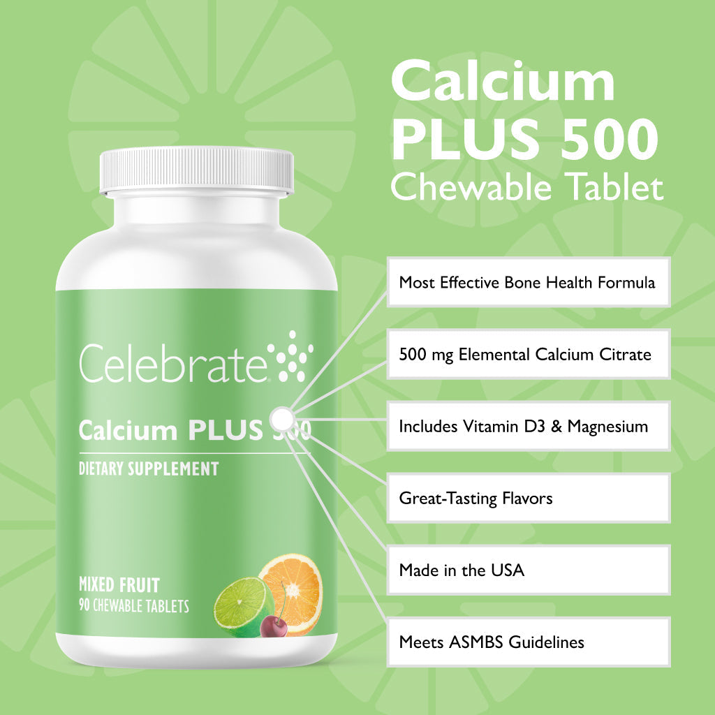 Calcium PLUS 500 Chewable - Celebrate Vitamins Celebrate Vitamins