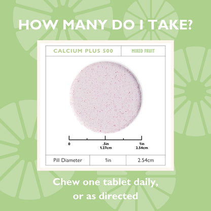 Calcium PLUS 500 Chewable - Celebrate Vitamins Celebrate Vitamins