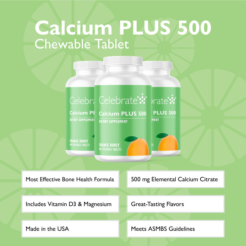 Calcium PLUS 500 Chewable - Celebrate Vitamins Celebrate Vitamins