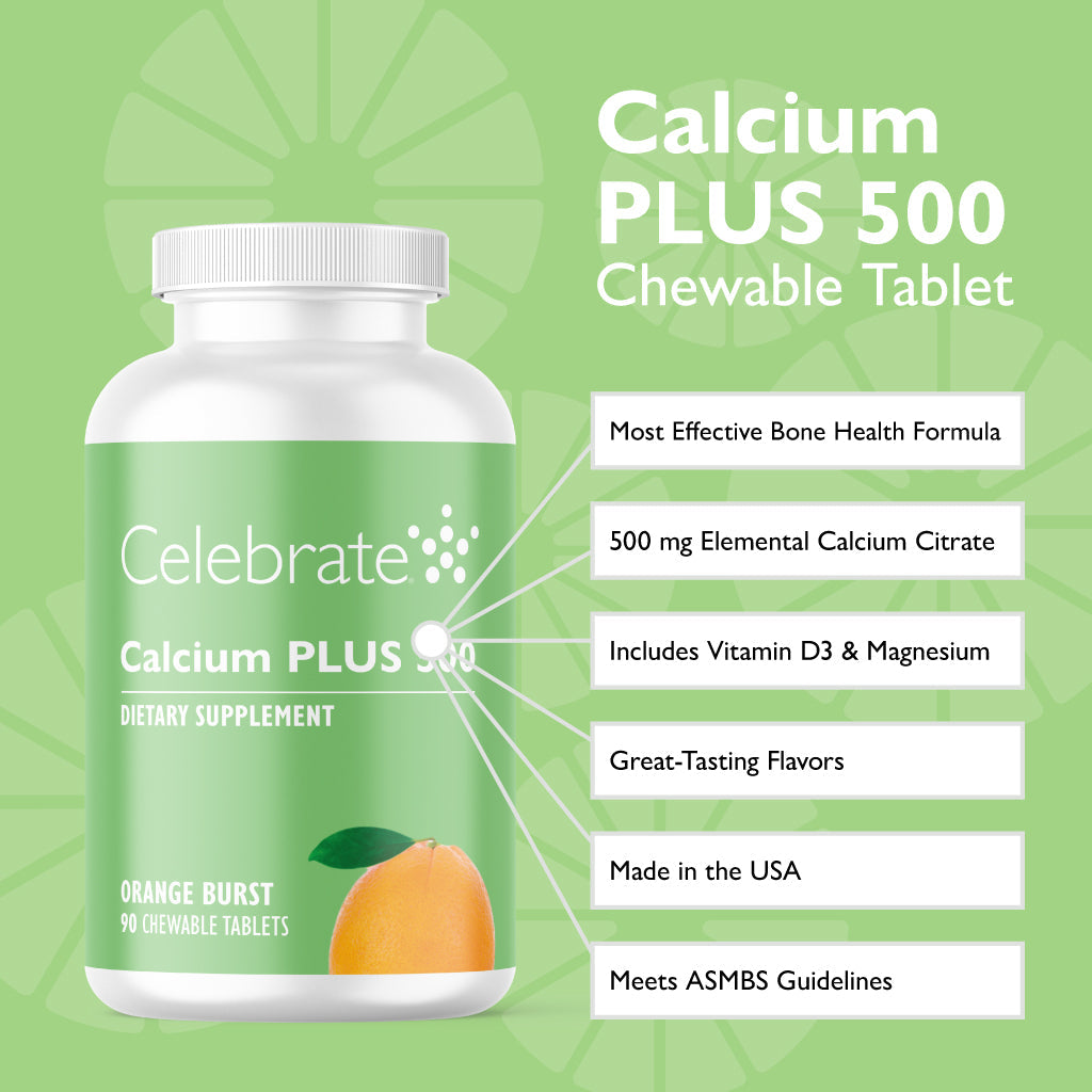 Calcium PLUS 500 Chewable - Celebrate Vitamins Celebrate Vitamins