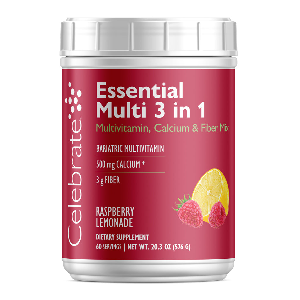 Essential Multi 3 in 1 Multivitamin with Calcium Drink Mix - Celebrate Vitamins Celebrate Vitamins