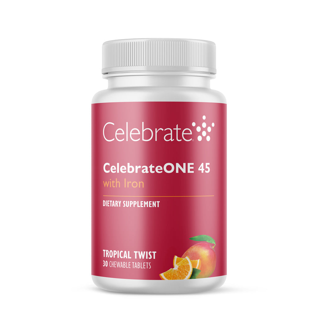 CelebrateONE 45 Once Daily Bariatric Chewable Multivitamin with Iron - Celebrate Vitamins Celebrate Vitamins