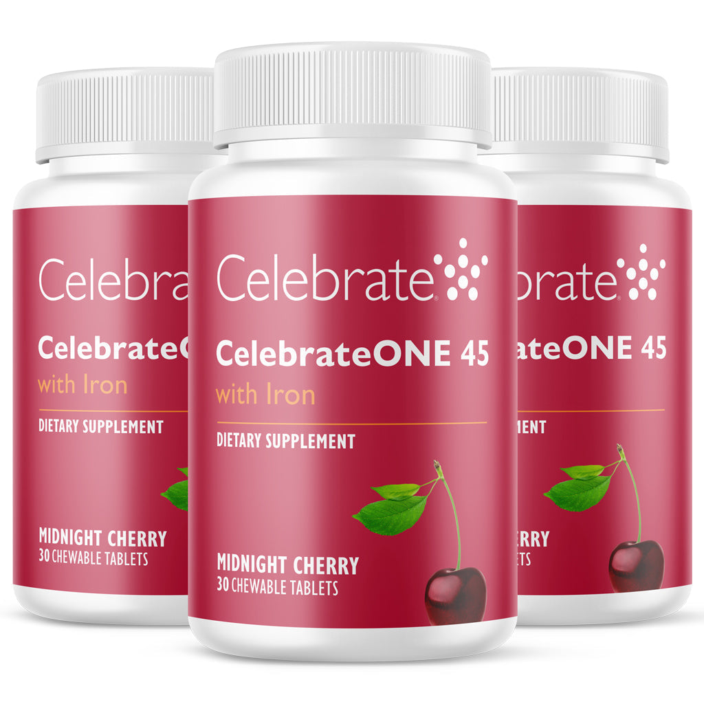 CelebrateONE 45 Once Daily Bariatric Chewable Multivitamin with Iron - Celebrate Vitamins Celebrate Vitamins