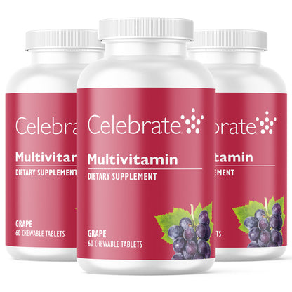 Bariatric Multivitamin Chewable, Iron Free - Celebrate Vitamins Celebrate Vitamins