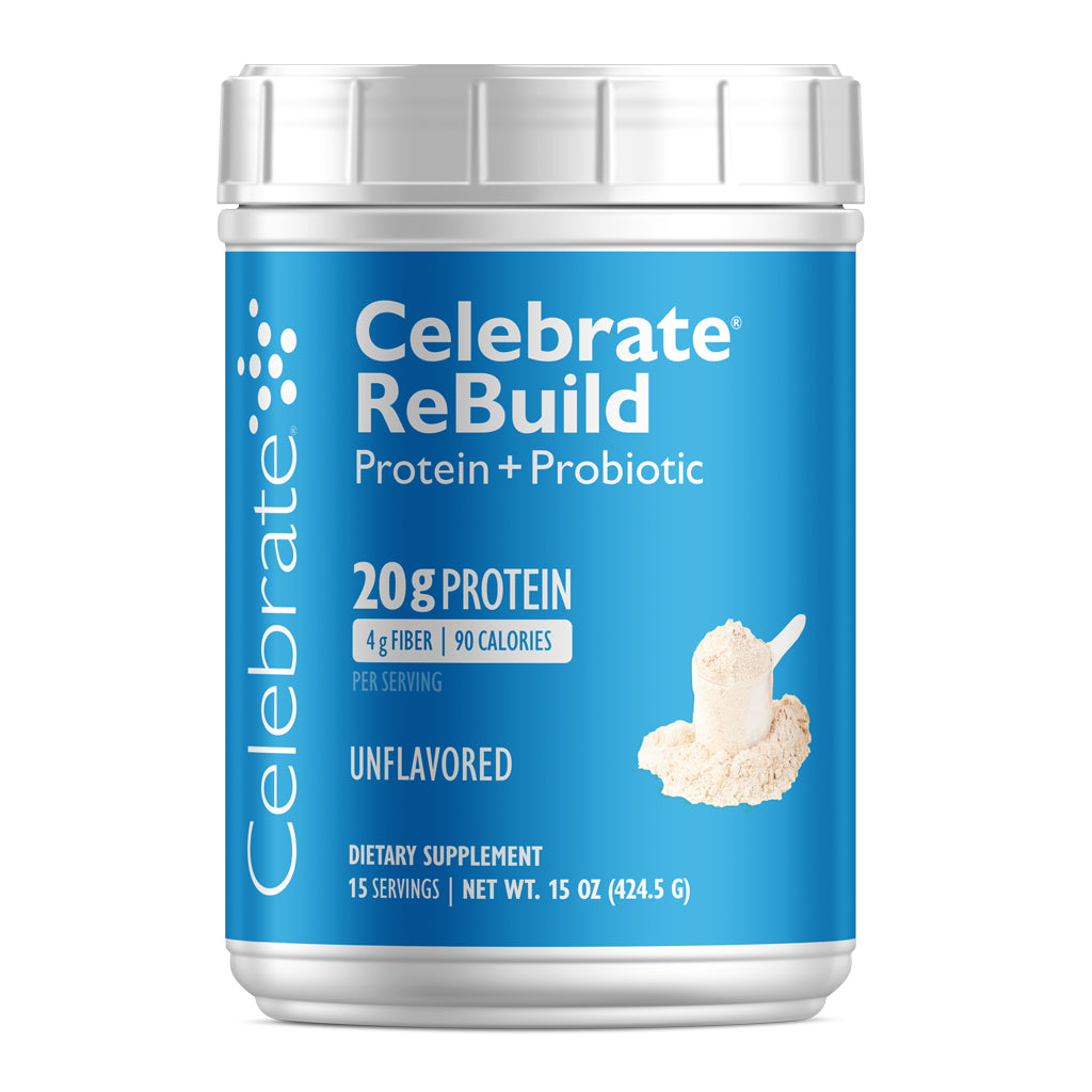 Celebrate® ReBuild Protein + Probiotic Powder - Celebrate Vitamins Celebrate Vitamins