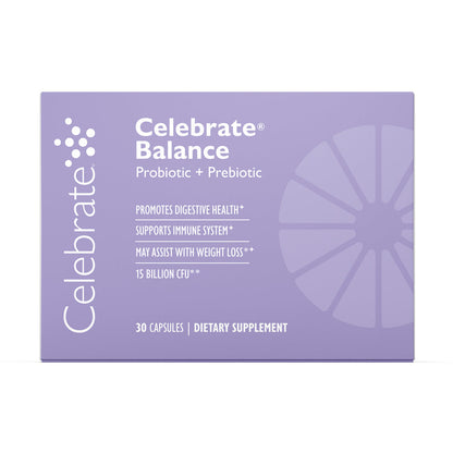 Celebrate® Balance Probiotic + Prebiotic - Celebrate Vitamins Celebrate Vitamins