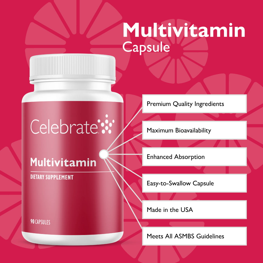 Bariatric Multivitamin Capsules, Iron Free - Celebrate Vitamins Celebrate Vitamins