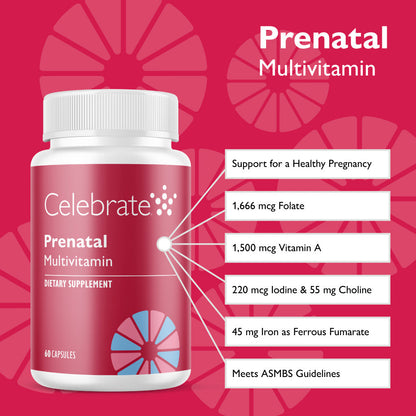 Bariatric Prenatal Vitamin Capsules - Celebrate Vitamins Celebrate Vitamins
