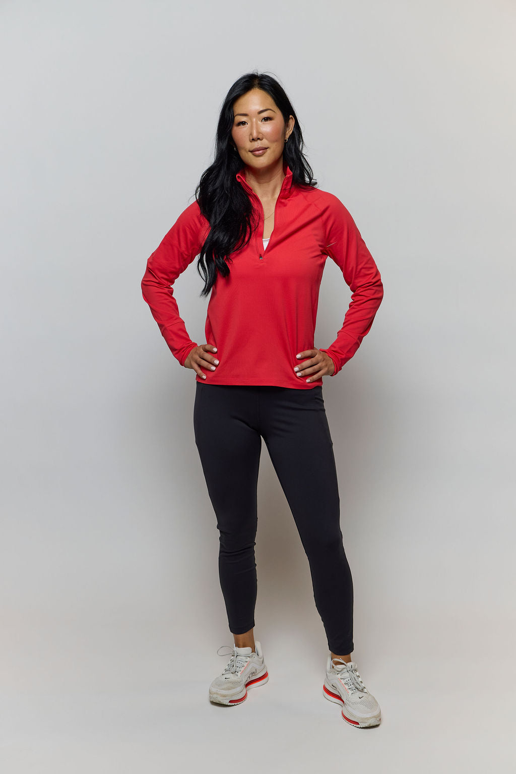 Foudy Mid-Weight Long Sleeve ½ Zip Top Goal Five