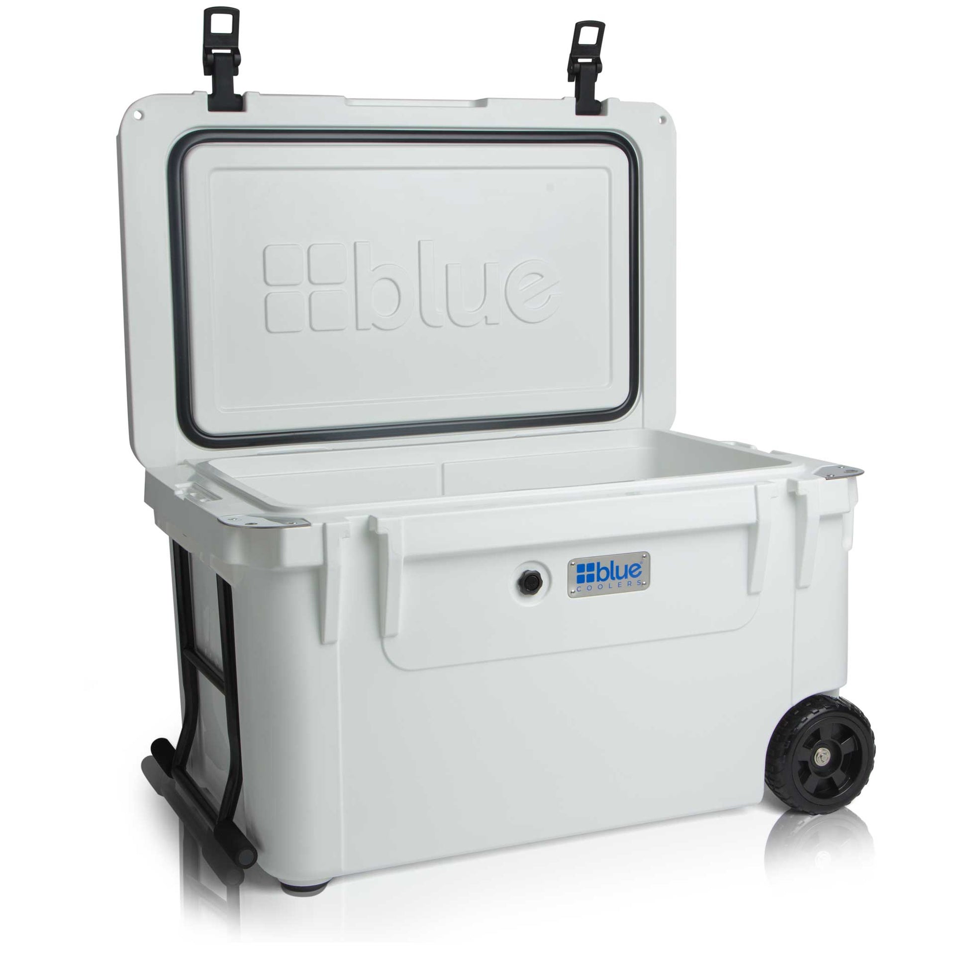 110 Quart Ark Series Roto-Molded Wheeled Cooler - Blue Coolers- Blue Coolers - The Track and Field Store