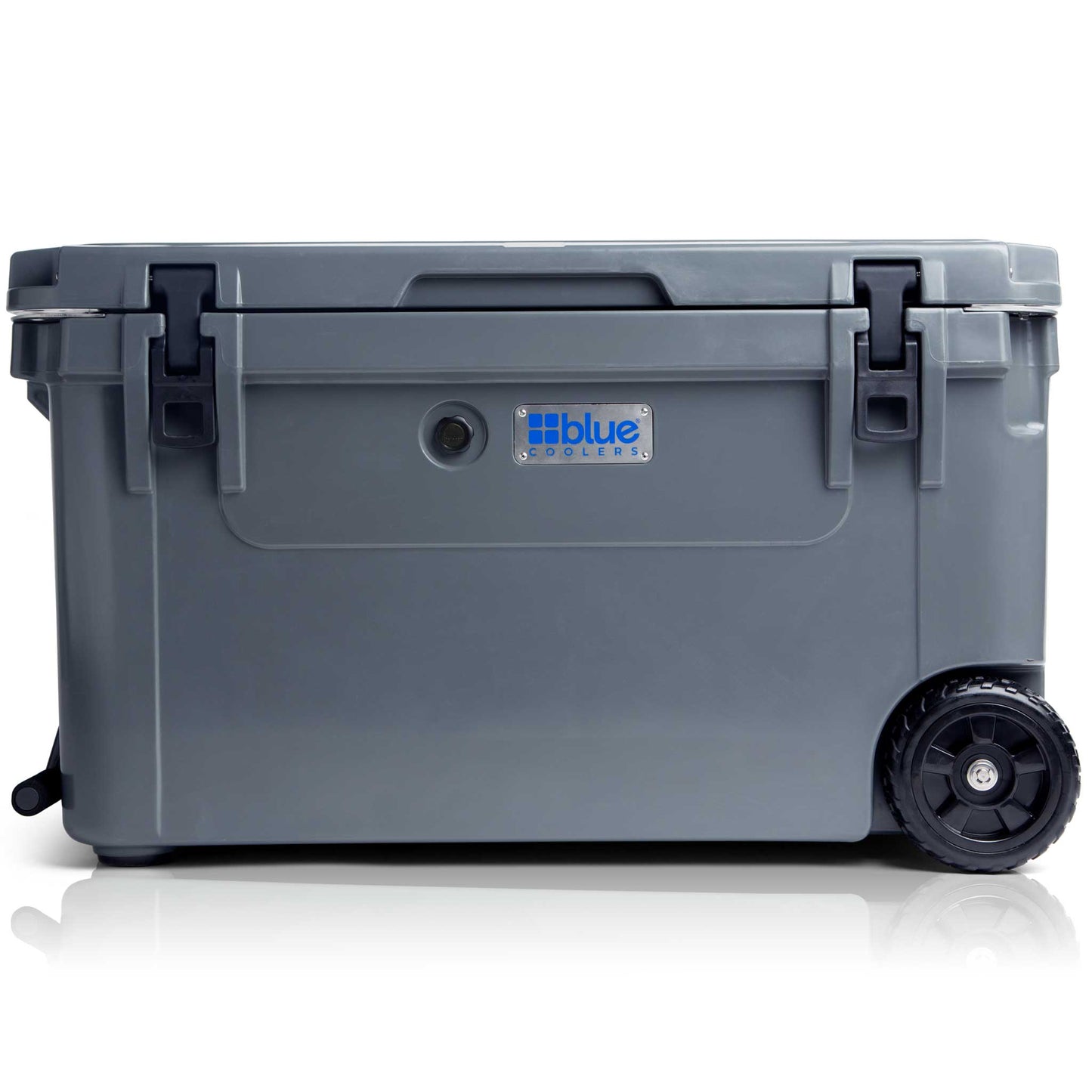 110 Quart Ark Series Roto-Molded Wheeled Cooler - Blue Coolers- Blue Coolers - The Track and Field Store