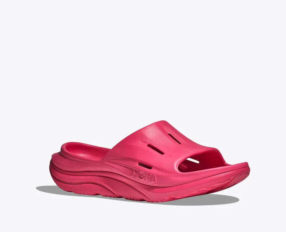 All Gender Ora Recovery Slide 3 - Raspberry - HOKA