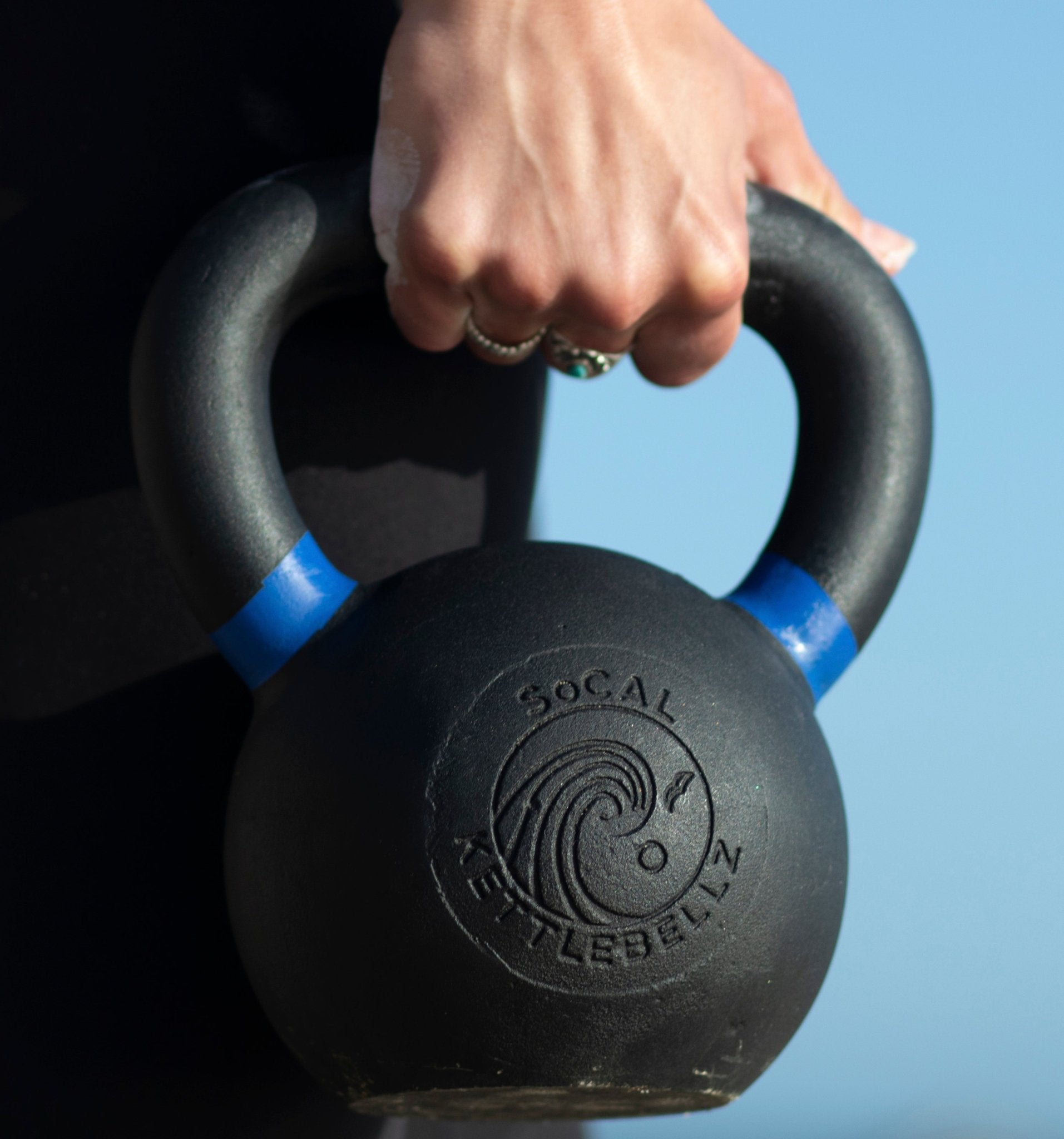 12 kg (26 lb) Powder-Coated Cast-Iron Kettlebell – Black | SoCal Kettlebellz SoCal Kettlebellz