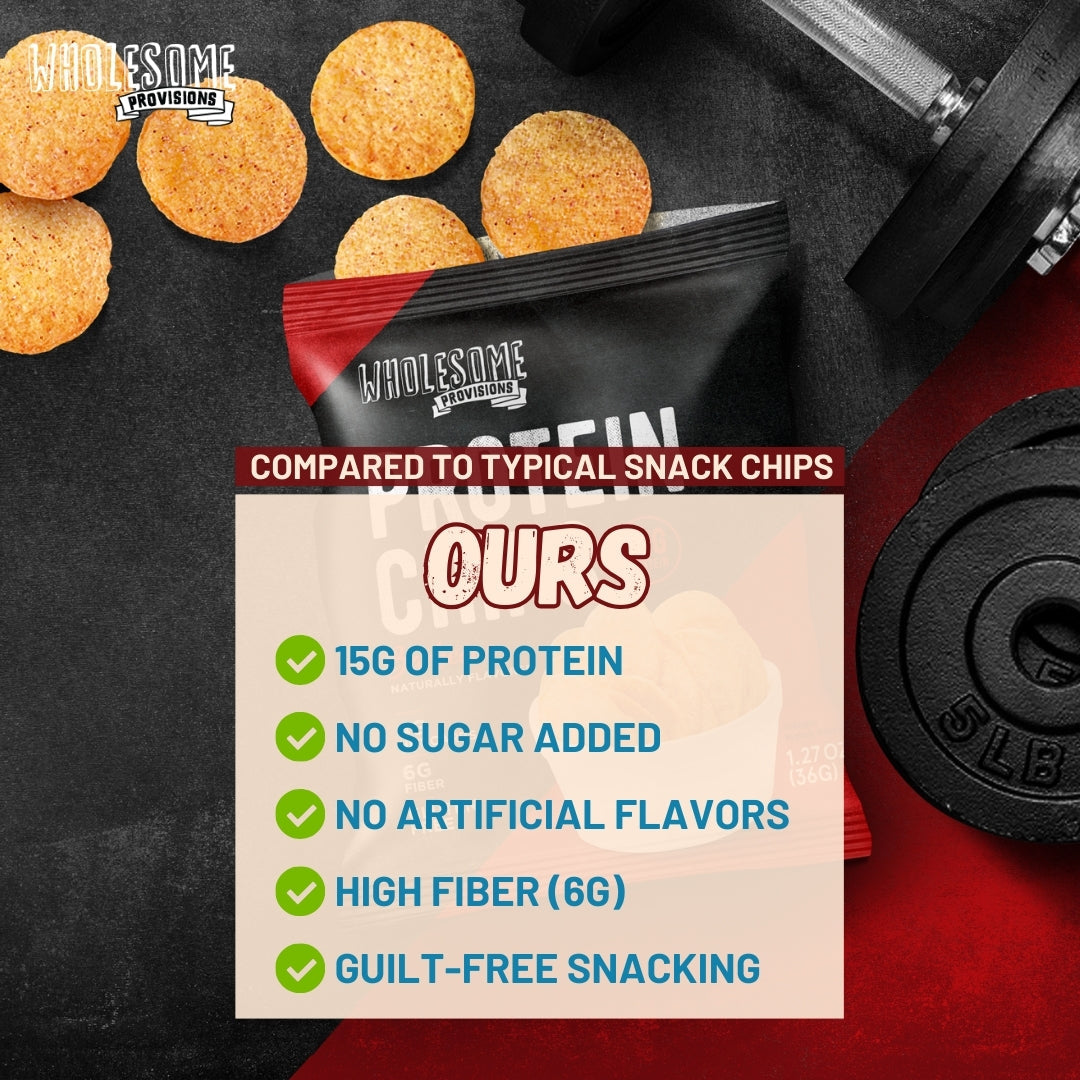 Protein Chips - Barbecue, High Protein & Fiber, Low Carb