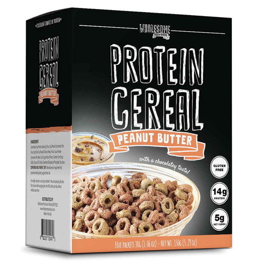 Peanut Butter Protein Cereal - High Protein & Fiber, Low Carb - Wholesome Provisions