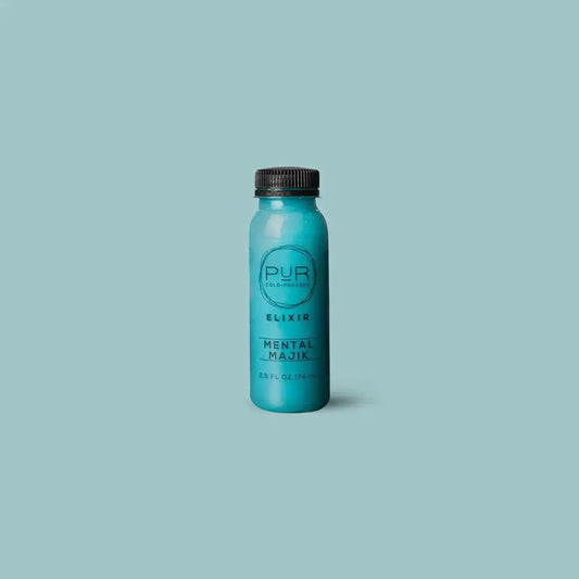 Mental Majik Juice Shot | Cold-Pressed Focus & Clarity Boost - PUR