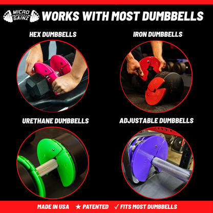 Micro Gainz 2.5LB Dumbbell Fractional Weight Plate