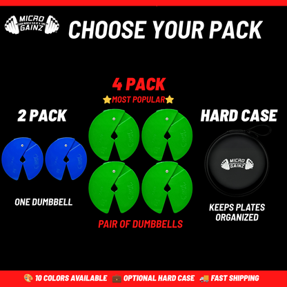 Micro Gainz 2.5LB Dumbbell Fractional Weight Plate