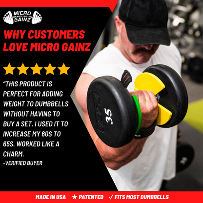 Micro Gainz 2.5LB Dumbbell Fractional Weight Plate