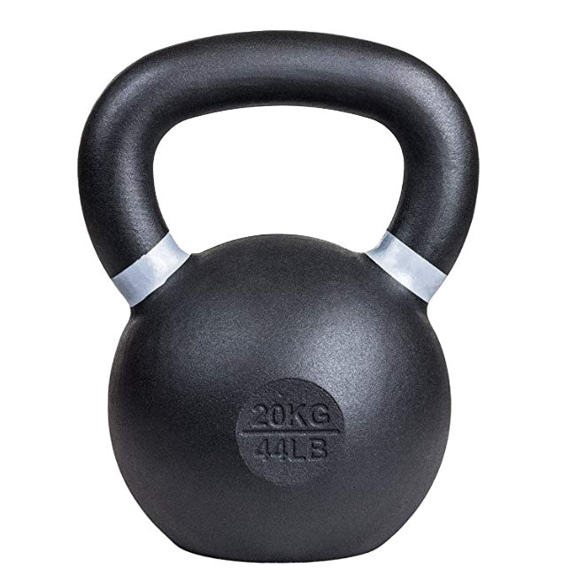 20 kg (44 lb) Powder-Coated Cast-Iron Kettlebell – Black | SoCal Kettlebellz SoCal Kettlebellz