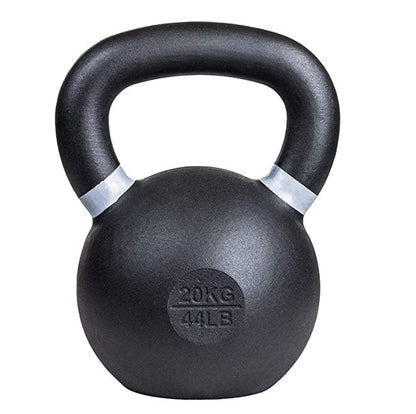 20 kg (44 lb) Powder-Coated Cast-Iron Kettlebell – Black | SoCal Kettlebellz SoCal Kettlebellz