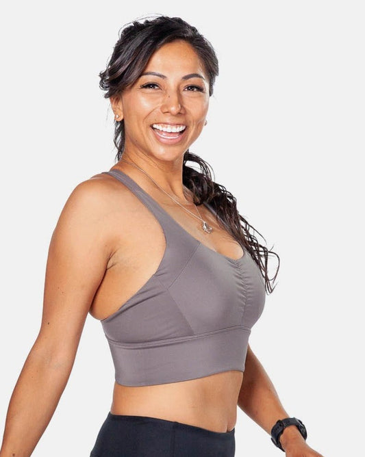 Gametime Bra – Magnetic Gray - Handful