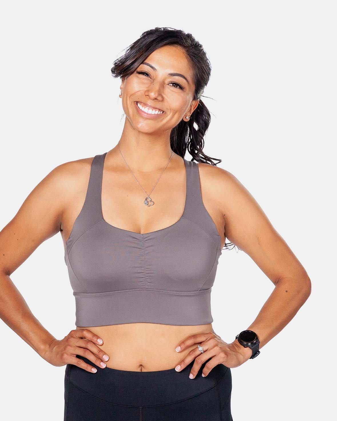 Gametime Bra – Magnetic Gray - Handful